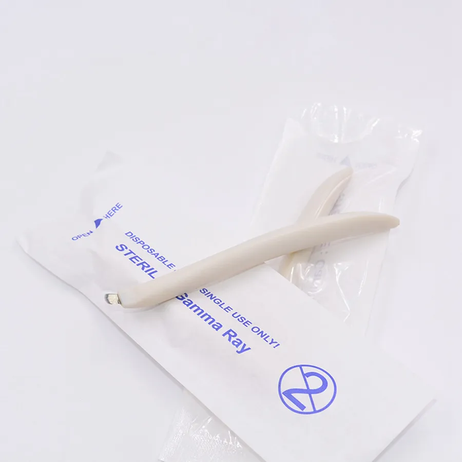 18U دبابيس مكياج دائمة micropigmentation قلم القلم التخلص من البلاستيك الحواجب القلم الحواجب مكياج أدوات التجميل RRA1201