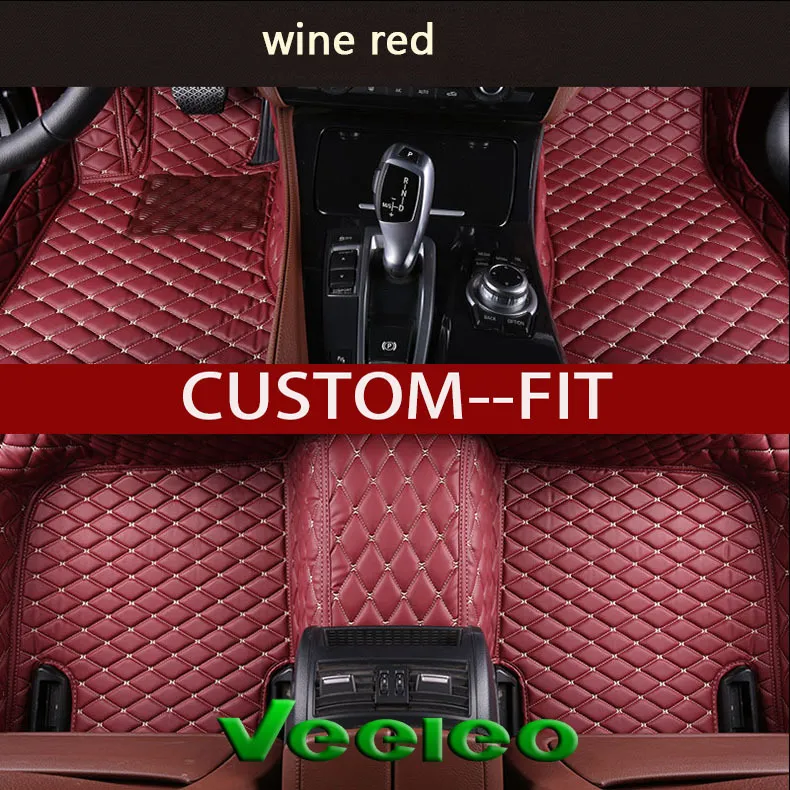 Maßgeschneidert – 6 Farben Leder Auto Fußmatten Für Alfa Romeo