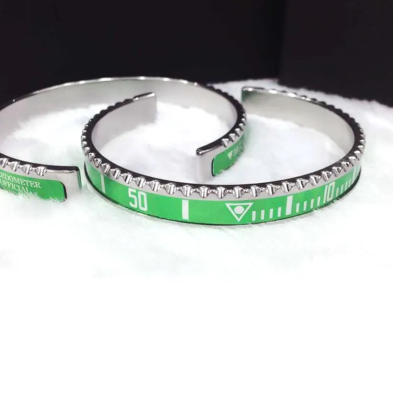 Wholesale 316L Stainless Steel Cuff Bracelet Speedometer Official