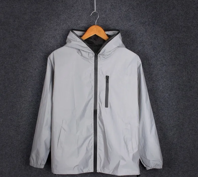 Veste De Course Saucony Taille M – Grise, Coupe-vent, Imperméable, Réfléchissante – Homme