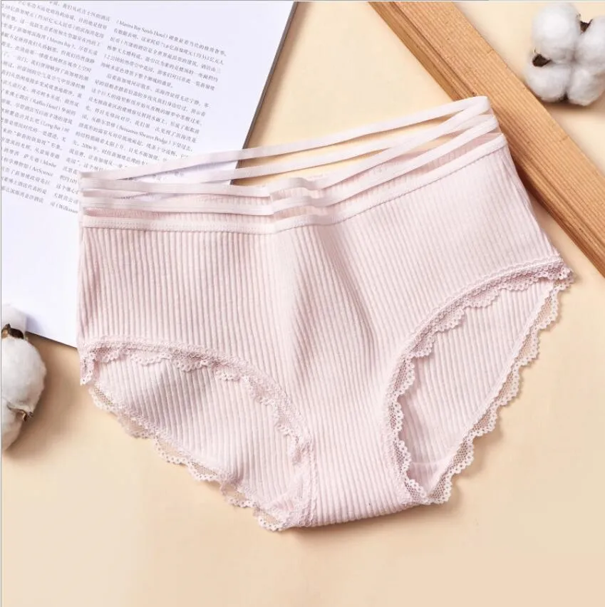 Ropa Interior De Lujo Pantalones De Malla De Algod n Mujeres