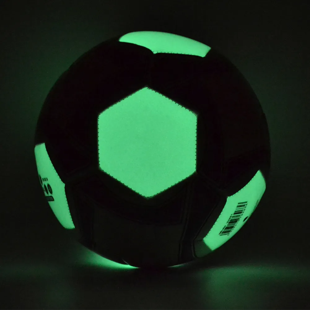 Pallone da calcio Luminoso Calcio Night Light Nottilucente Gioco per bambini Treno Luminescenza Palla Uomo Donna Incandescente Calcio taglia # 4 # 5