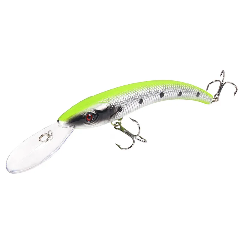 New 1 PCS 15.5cm / 16.3g Wobbler Fishing Lure Big Crank Bait Minnow Bass Trolling Artificial Bait Pike Carp Lures Fishing T191016