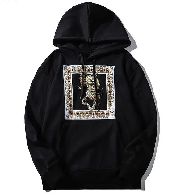 Black and sales gold designer hoodie