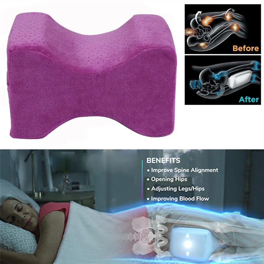 Neu für schlafende Kissen Unterstützung zwischen Seitenschlägern Rest Memory Foam Knie # 1205 A # 487