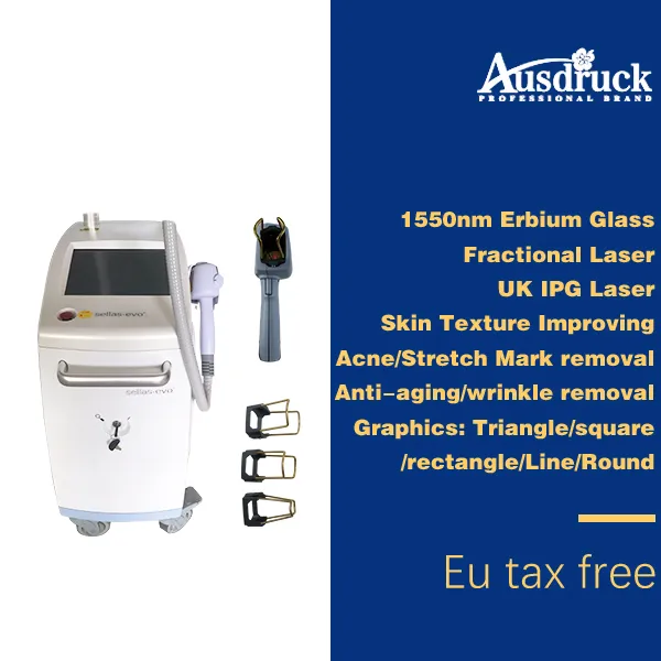 Acne scars removal Face lifting 1550 Nm Erbium Glass Optical Fiber Laser For Acne Treatment Beauty Anti Aging Machines