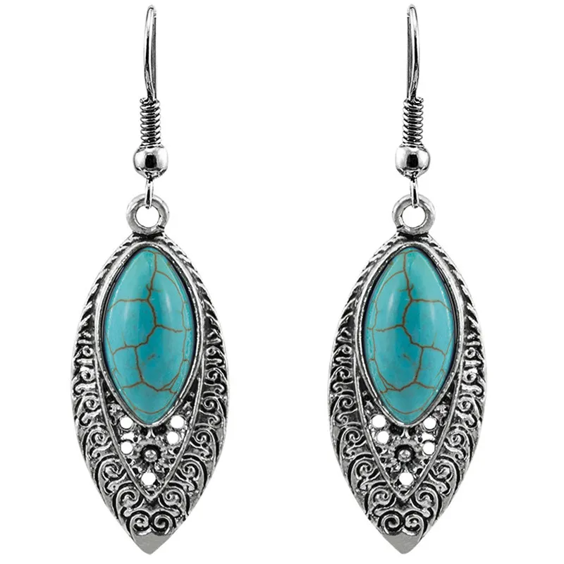 Bohemian Vintage Ippolita Turquoise Earrings Heart Earrings With ...
