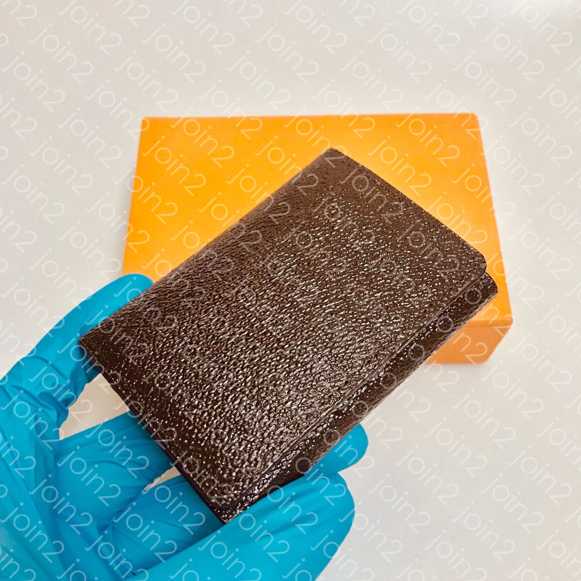 ENVELOPPE CARTE DE VISITE M63801 Designer Fashion Men Coin Business