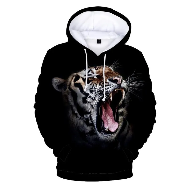 Tiger 3D Hoodies meninos/meninas/crianças Novo impressão de moda Husky Husk