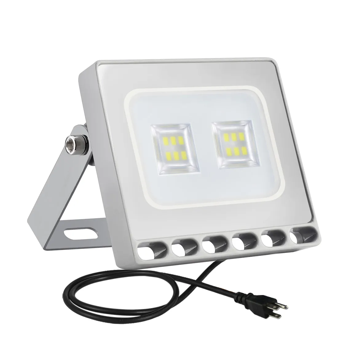 Films d'inondation Éclairage extérieur 10 W Light Light Fond 1100 ml Sécurité IP65 White froid imperméable pour le garage publicitaire