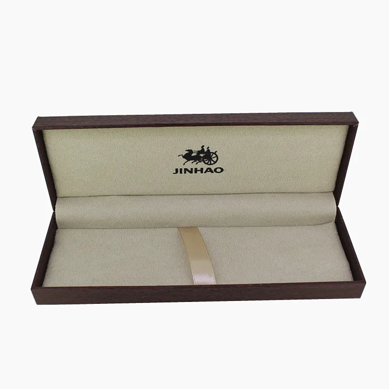 Jinhao Confezione regalo in legno per penna stilografica / penna a sfera / penna a sfera a penna a penna scuro matita matita cassa penna box forniture per la scuola