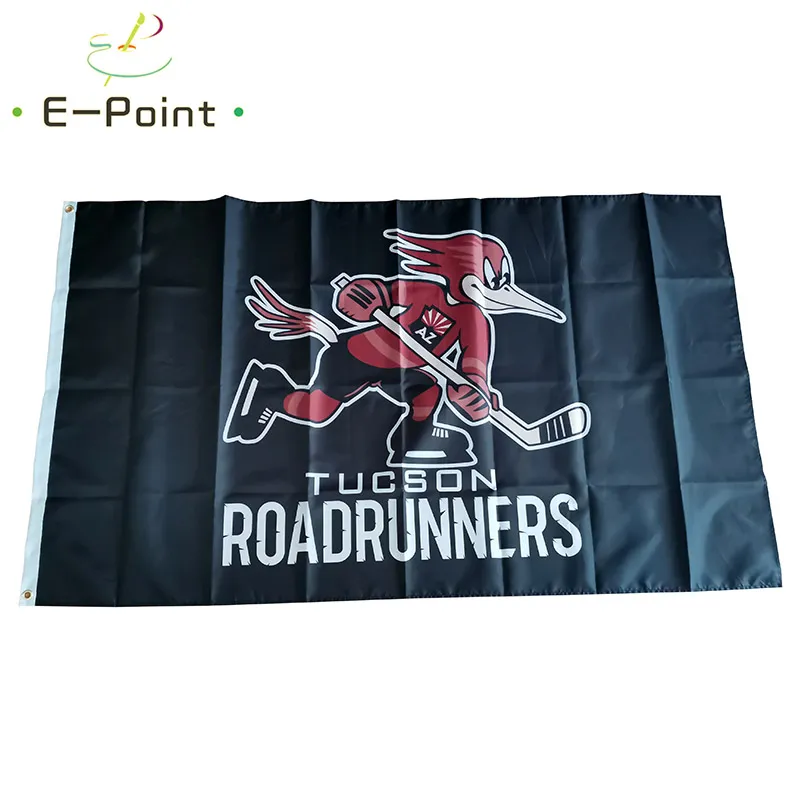 Flaga AHL Tucson Roadrunners 3*5 stóp (90 cm * 150 cm) flaga poliestrowa baner dekoracyjny latający dom ogród flaga świąteczne prezenty