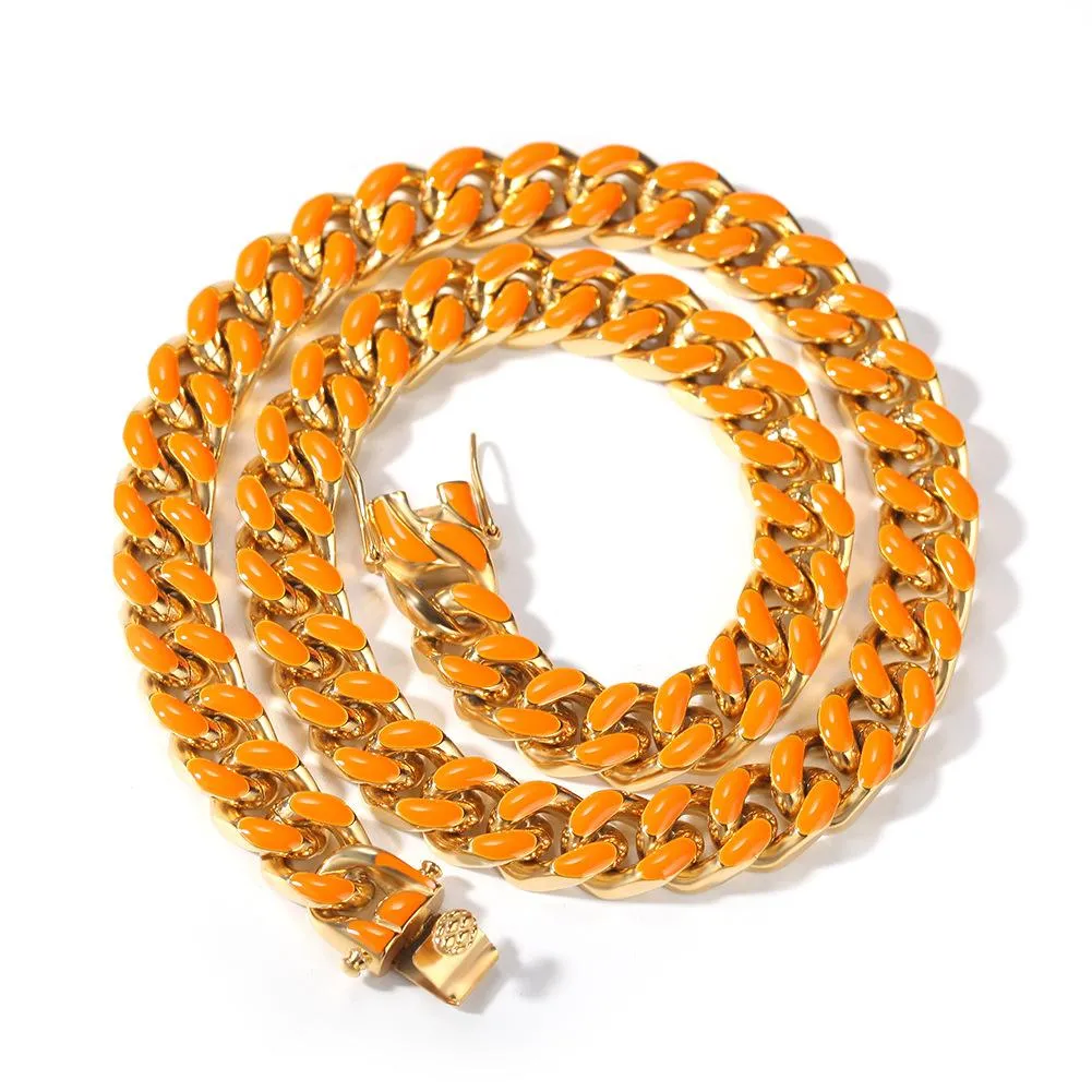 Punk Dikke Ketting Choker Ketting Mannen Hip Hop Grote Knop Hangers Kettingen voor Vrouwen Mode-sieraden Gift