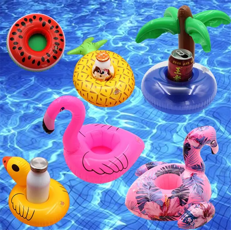 Porte gobelet gonflable licorne flamant rose, porte boisson pour piscine, flotteur de piscine