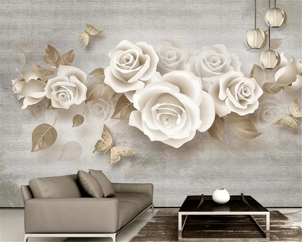 3D Rose Flower WC945 Wall Murals