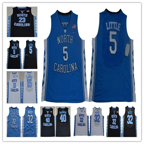 Vintage UNC Hombres North Carolina Tar Heels NCAA College Baskeball Jerseys 23 Michael 5 Nassir Little 15 Carter 32 Luke Maye Barnes Venta al por mayor