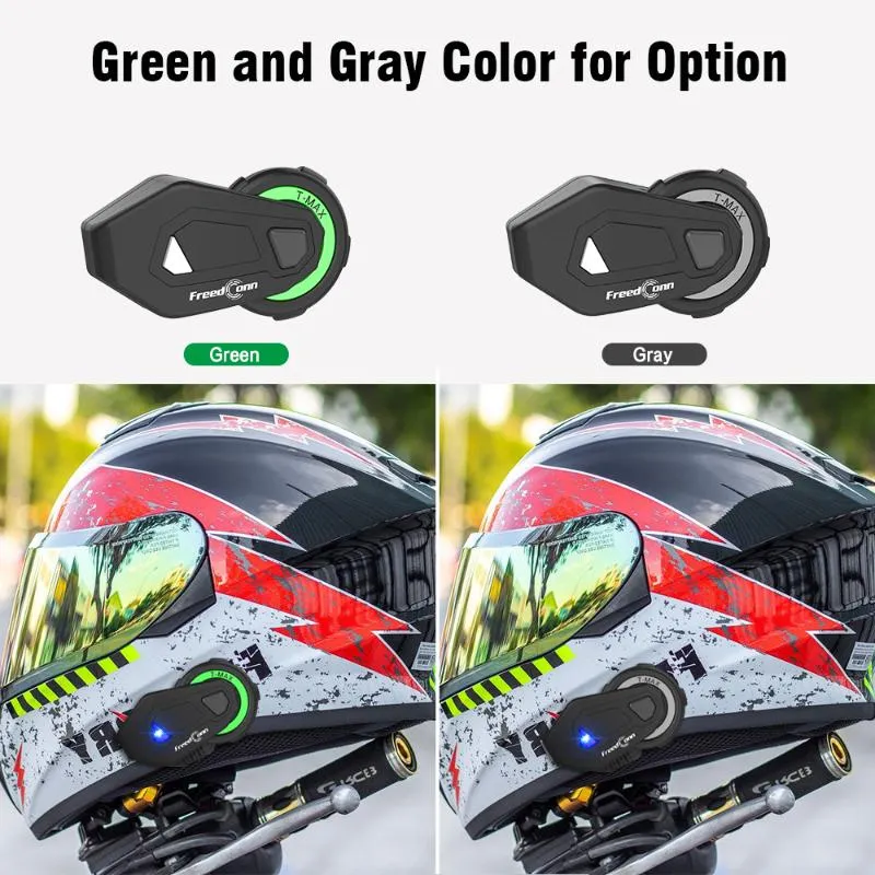 Mais novo dconn T-Max M capacete de motocicleta sem fio bluetooth fone de ouvido com microfone para telefone call1335K