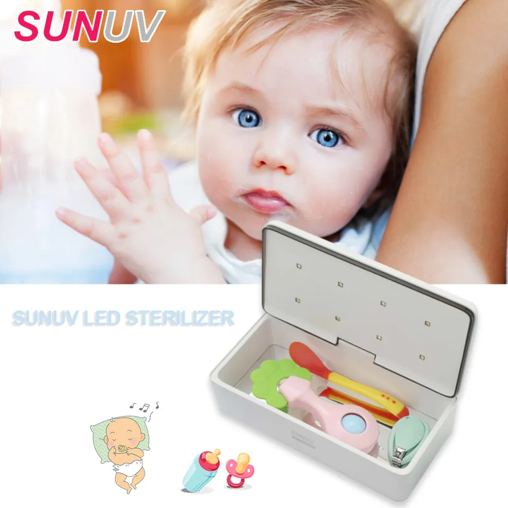 Ny ankomst UV sterilisator Box Beauty Tools Sterilizer Storage Box S1 S2 Bärbar Disinfektion Box för Salon Nail Art Tools