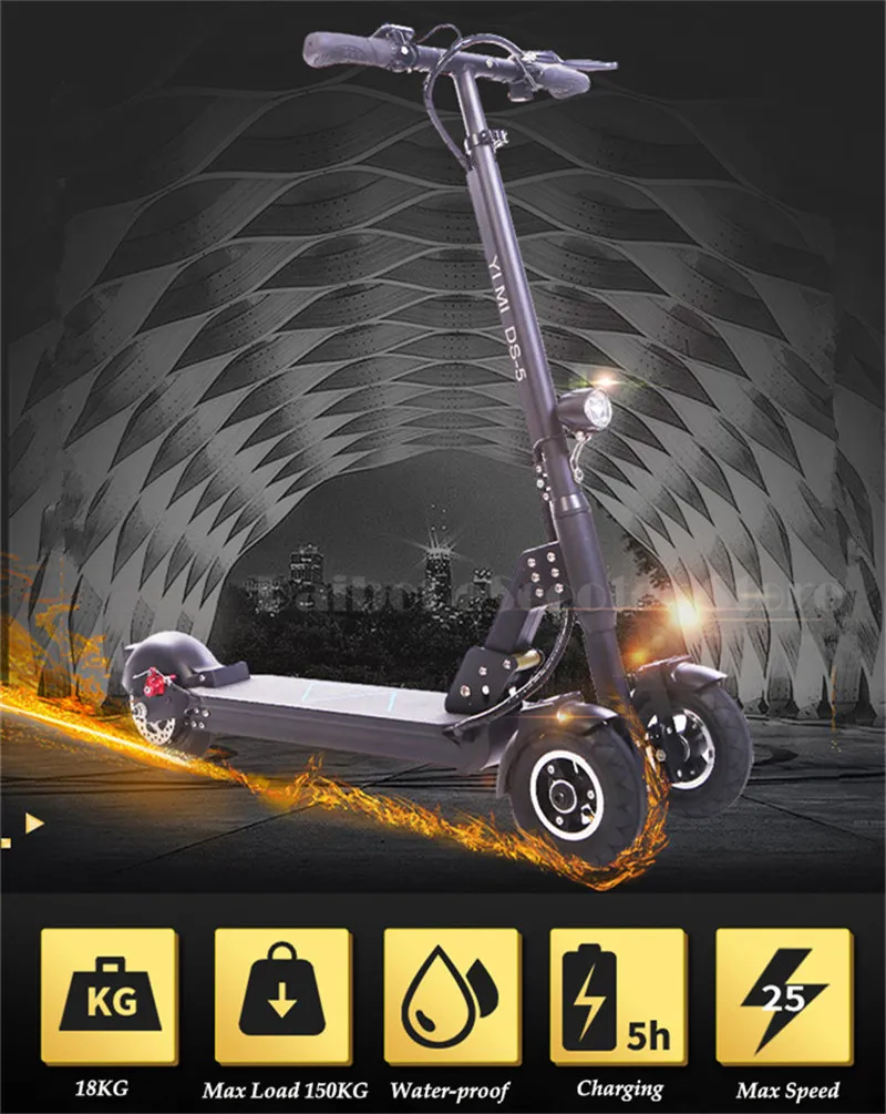 Daibot 3 Wheel Electric Scooter With Seat Electric Scooters 8 inch 400W 36V500W 48V Folding Electric Skateboard For Adults (11)