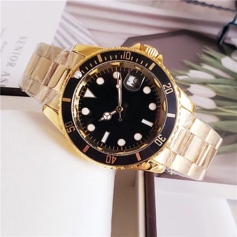 탑 브랜드 디자이너 남성 시계 SEA-Dweller 사파이어 세라믹 Stanless 스틸 밴드 럭셔리 남성 시계 40mm 자동 기계식 무브먼트 방수 손목 시계