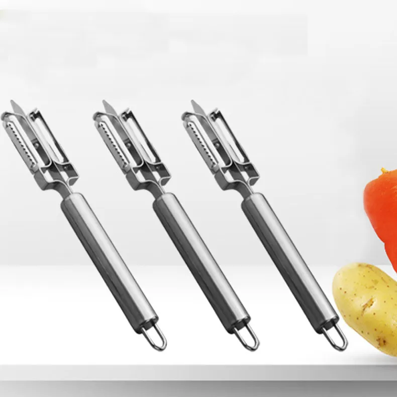 Cuisine multi-fonctionnel rasoir pointu en acier inoxydable ménage éplucheur ustensiles de cuisine gadget Outils