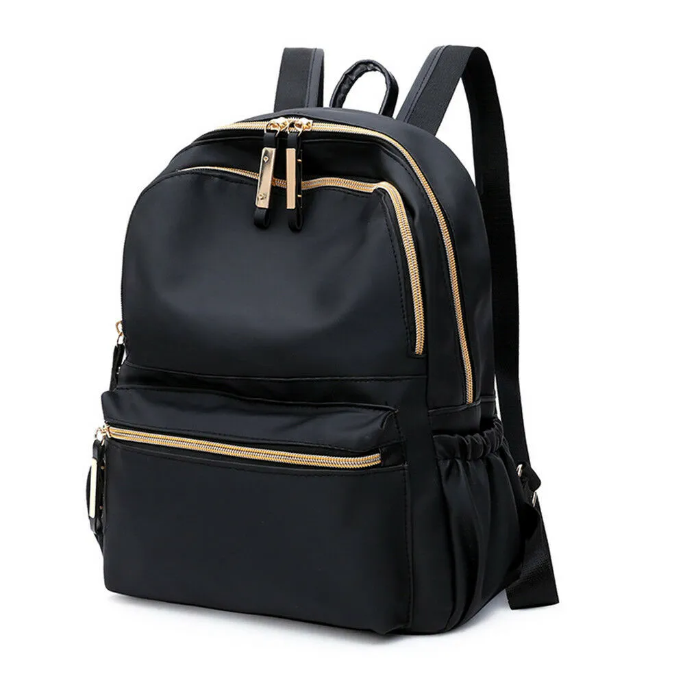Fashion New Women Girls Anti theft Waterproof Mini Oxford Backpack Rucksack School Bag Travel Bagpack Double Shoulder Bags Black