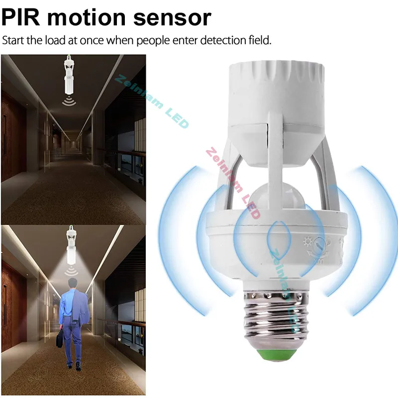 led sensor movimiento Lámpara Bombilla Led E27 Bombillas Led PIR Sensor de  Movimiento Sensor de Sonido luz Automático Inteligente Bombilla Luz Lámpara  Con Sensor De Movimiento Infrarrojo Del Cuerpo