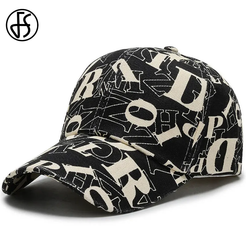 FS Nowy Trend Czapki baseballowe dla mężczyzn Snapback Alfabet Casquette Hip Hop Kobiety Sporty ciężarówki Kapelusze Gorras Para Hombre T200611