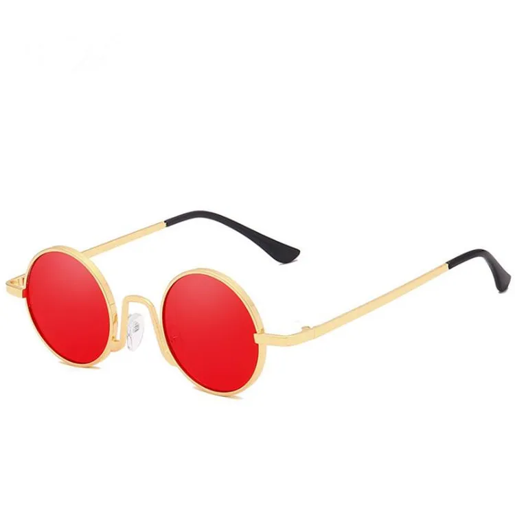 Fashion Personality Sunglasses Women Men Round Sun Glasses Alloy