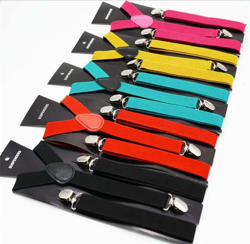 Adults Braces Women/Men Y-back Adjustable Suspender Clip-on Elastic Suspender Children Belts Straps 42 Colors, L 2.5X100CM dc277