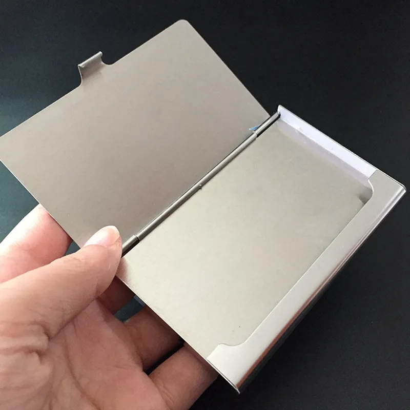 Wholesale Portable Zinc Alloy Business Card Holder For Men Wholesale Portable Zinc Alloy Business Card Holder For Men