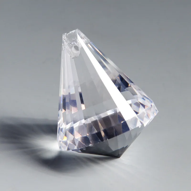 Kryształ Diamentowy Ball Wisiorki Oświetlenie Koraliki Szklane żyrandol Części Prism Curtain DIY Rzemiosło Wiszące Ornamet