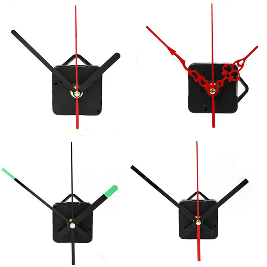 1 set tyst stor vägg klocka kvarts klocka rörelse mekanism diy reparation delar klocka med händer nov # 1