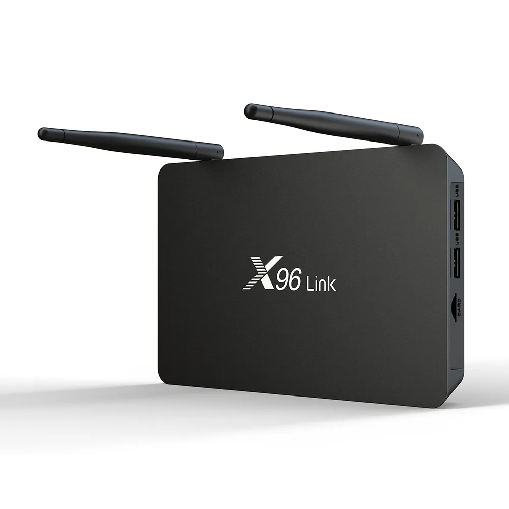 X96 رابط Android 7.1 Amlogic S905W Smart TV Box 2GB 16GB 100M LAN 2.4G + 5G العلامة التجارية WIFI 4K Media Player