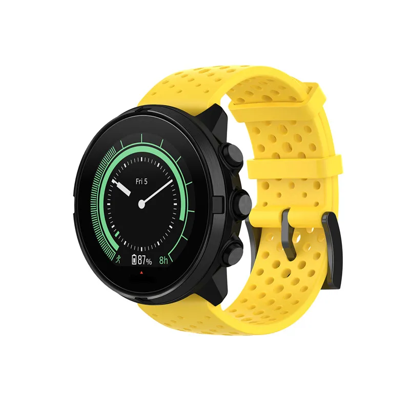 Ac k Spor Silikon Yedek Watch Band Bilek Kay Bilezik Suunto 9 Baro Suunto Spartan Spor Bilek Hr Suunto D5