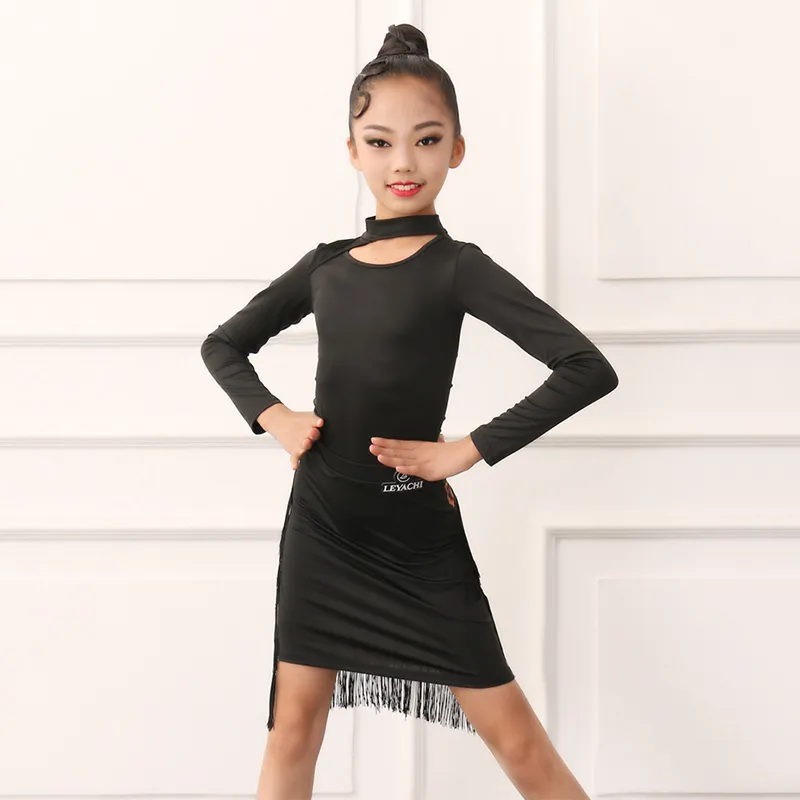 Traje de baile latino de la etapa para ni as Tango Cha Samba Rumba Salsa Vestidos de marco de salones para ni os Pr ctica de ni os Ropa de rendimiento