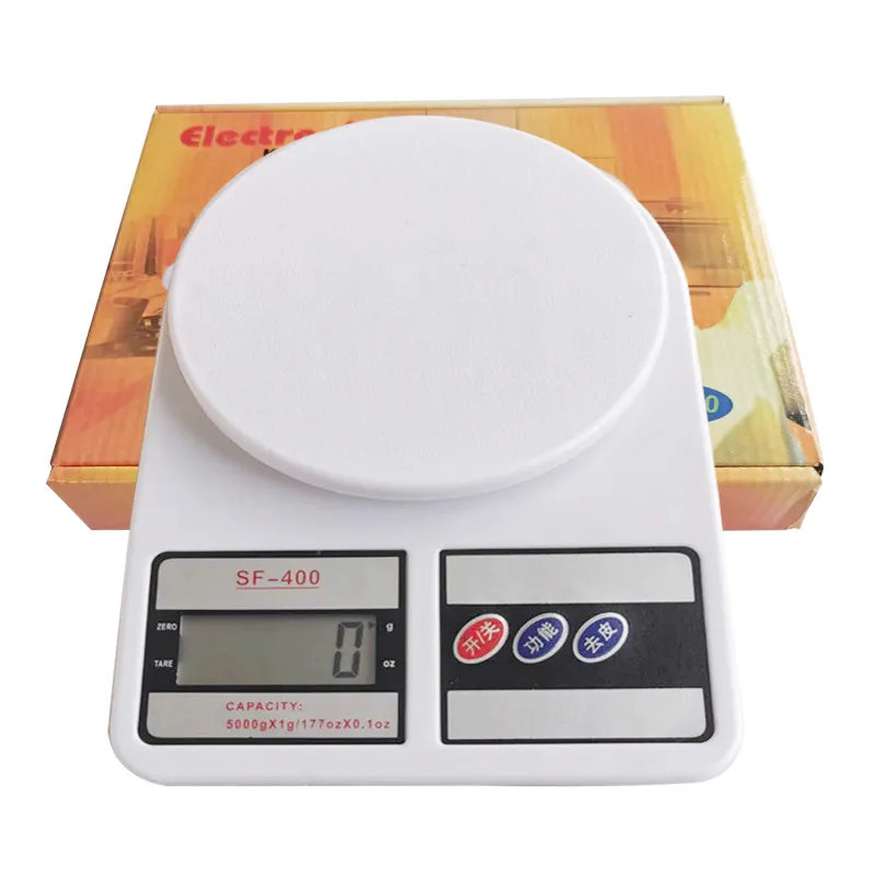 1 sztuk Brand New 5kg 10kg cyfrowa waga kuchenna dieta żywności pocztowa waga elektroniczna bilans wagi wyświetlacz LCD SF-400