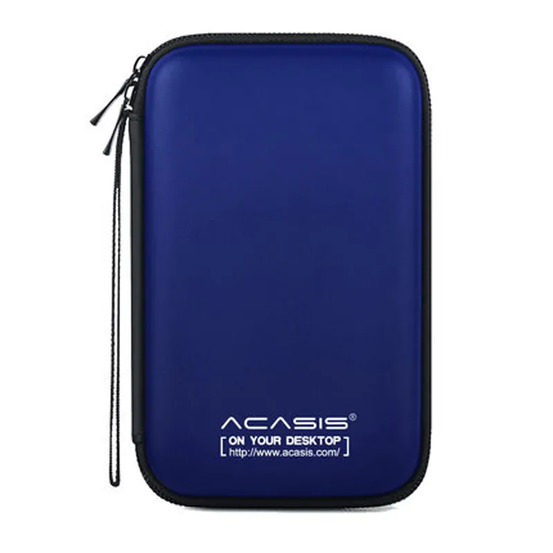 Acasis 2,5 polegadas rígido externo portátil Proteção Bag EVA Waterproof Camada tampão dupla HDD caso do protetor