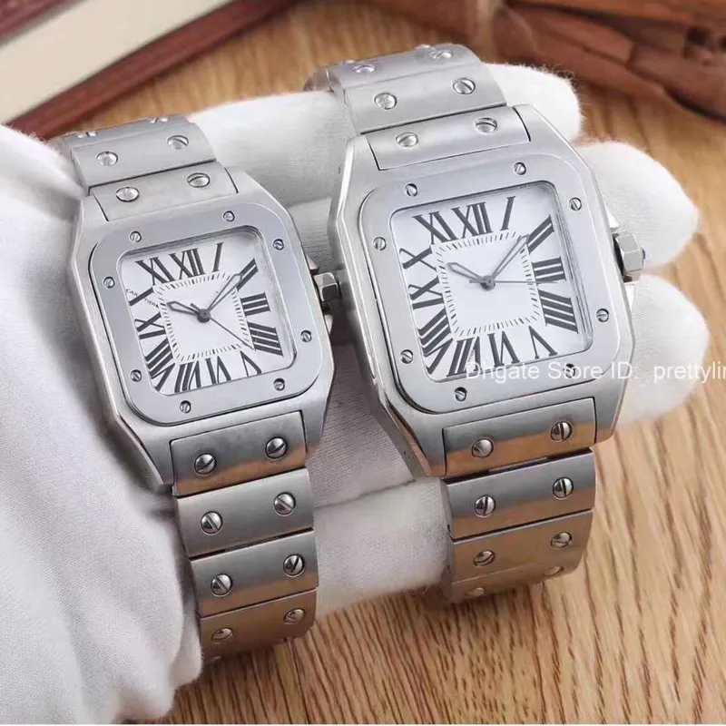 2019 роскошные часы Кварцевые наручные часы из нержавеющей стали розовое золото алмазный дизайнер для мужчин женские модные часы