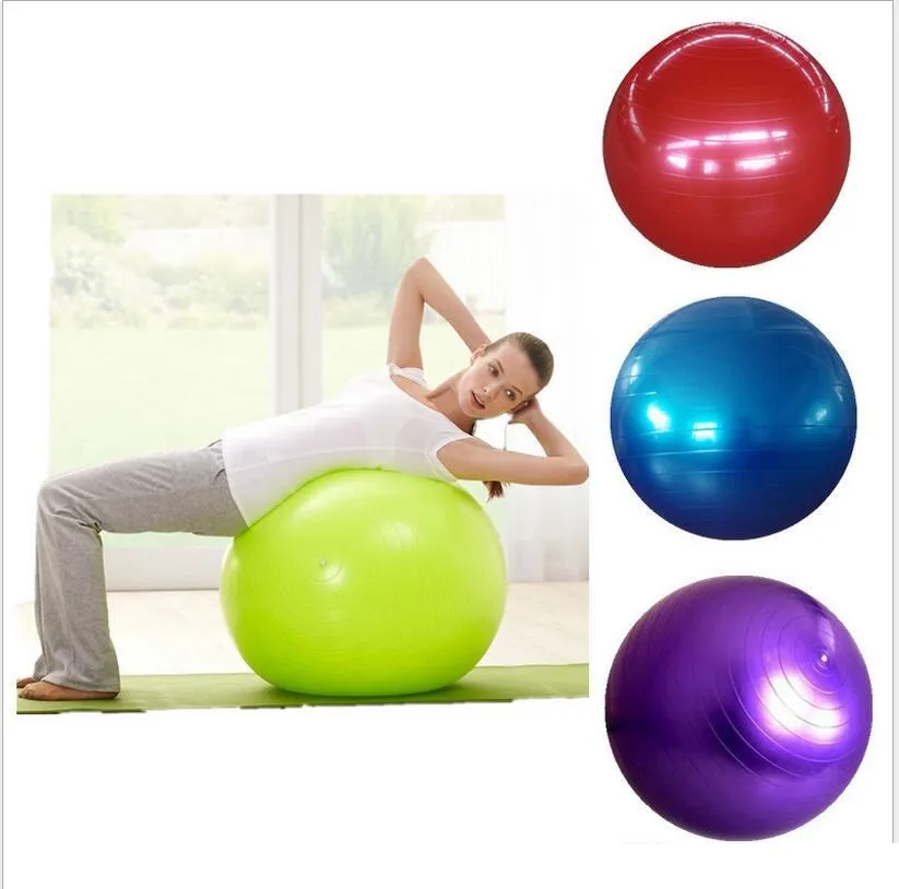 Yoga balance Ball Thick Explosion Proof Massage Balls Bouncing Ball Gymnastic Exercise Yoga fitness Ball 45/55/65cm 5 Colors k845