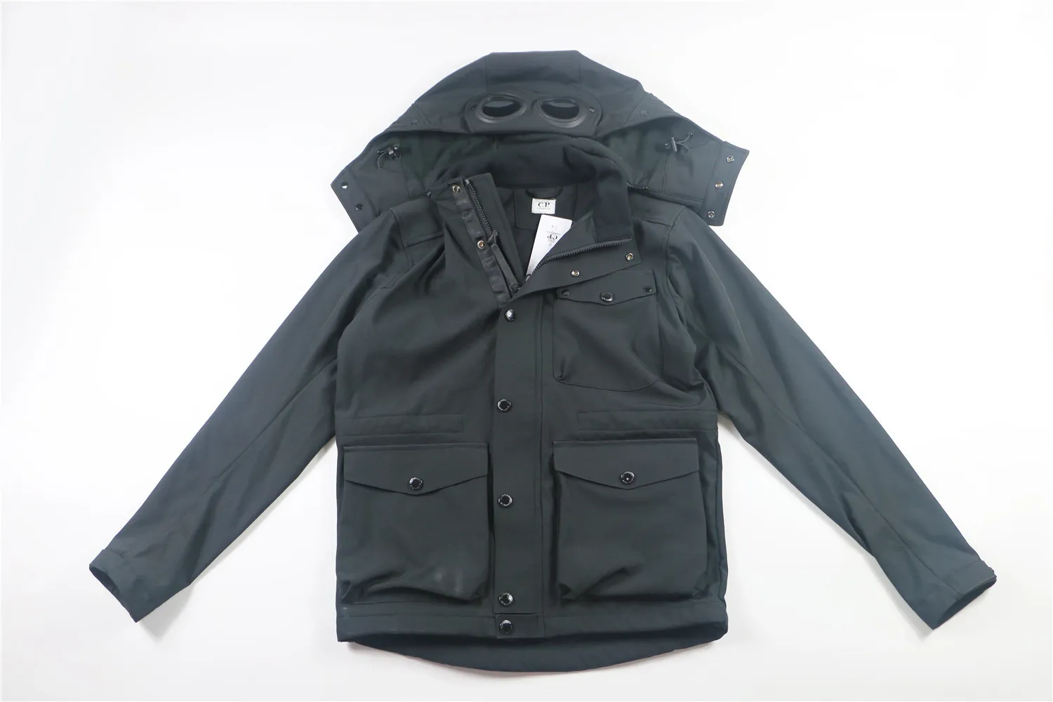 Loose Fit Hooded Jacket With Zipper Pockets – Thick... From 