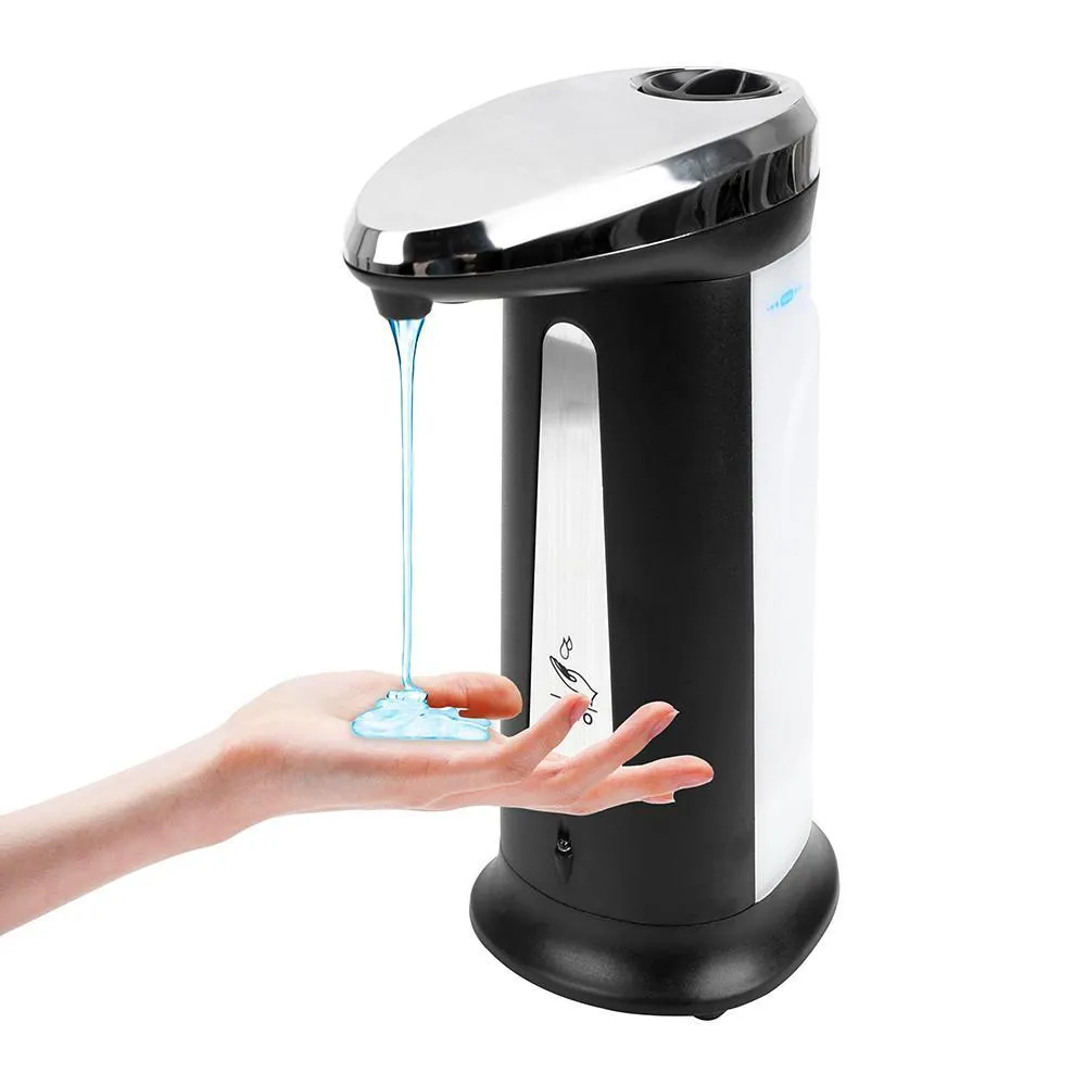 400 ml automatische vloeibare zeep dispenser intelligente sensor touchless handen reinigen badkamer accessoires sanitizer dispenser vorm zeep dispens
