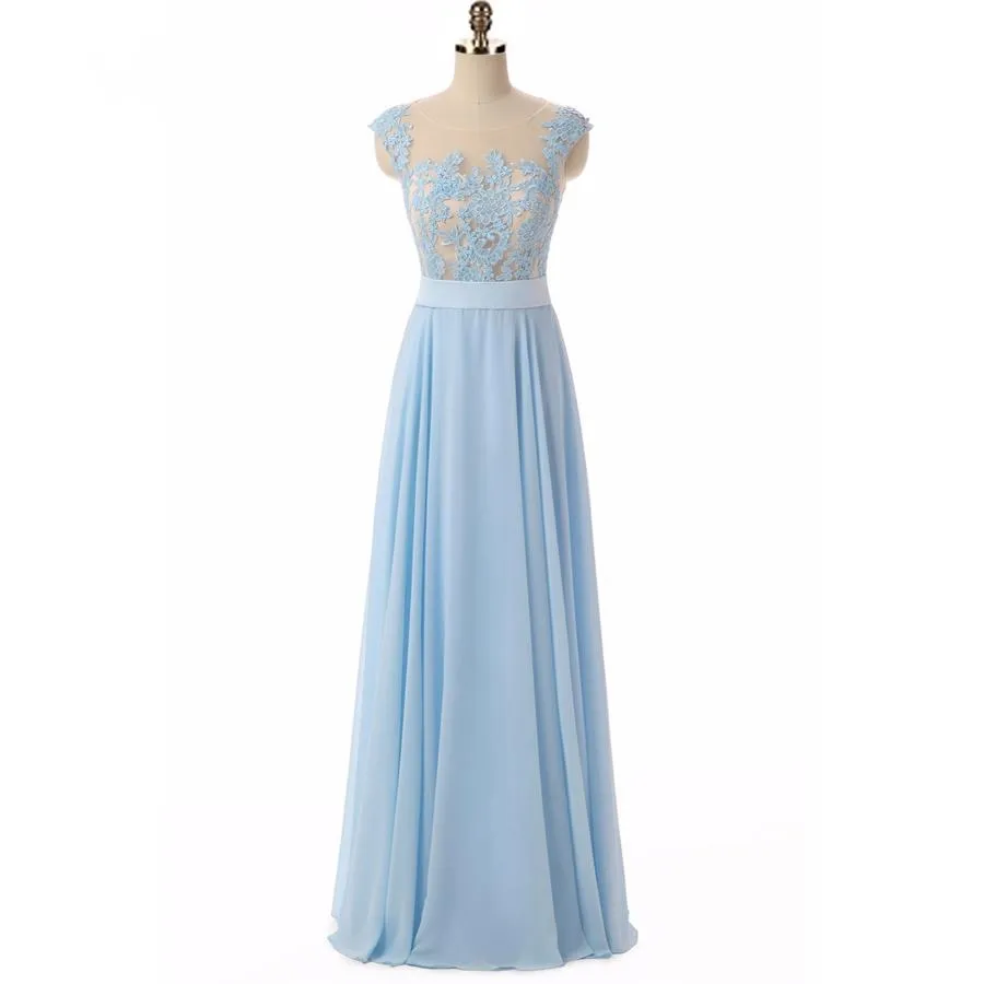 chinese dress ladies Dusty Blue Girls Lace Dress