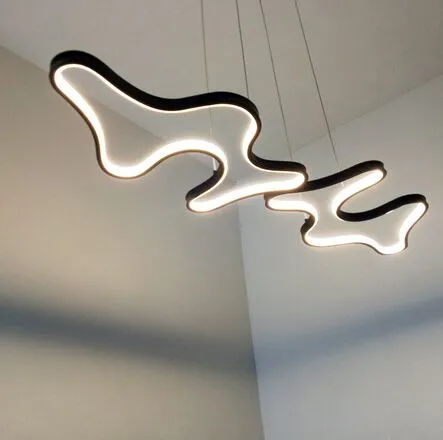 Creative Moderne Led Suspendus Pendentif Lumières Pour Boutique Bar Salle À Manger Cuisine AC85-265V Acrylique Led Pendentif Lampe Livraison Gratuite MYY