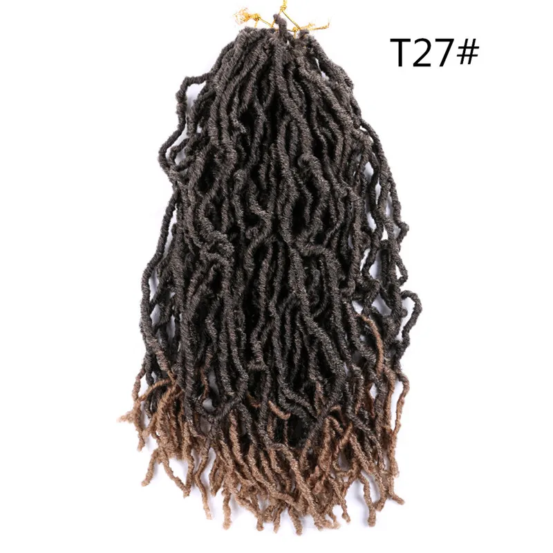 21 Pack Of 18/24 Inch Nu Faux Locs Crochet Hair With African Goddess Faux  Locs Braids For Black Women, Girls Curly Wavy Style LS25 From Lanshair,  $3.12