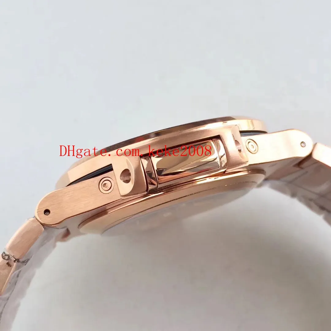 Style Best Wristwatches BP Factory Nautilus 5980 5980R-001 18k  Rose Gold Swiss 324SC Movement Automatic Mens Watch Watches