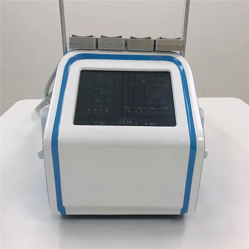 Touchscreen-Home-Kryolipolyse-Maschine 110 V 60 Hz oder 220 V 50 Hz Hocheffiziente Nicht-Vakuum-Kryolipolyse-Fettgefriermaschine mit 4 Ebenen