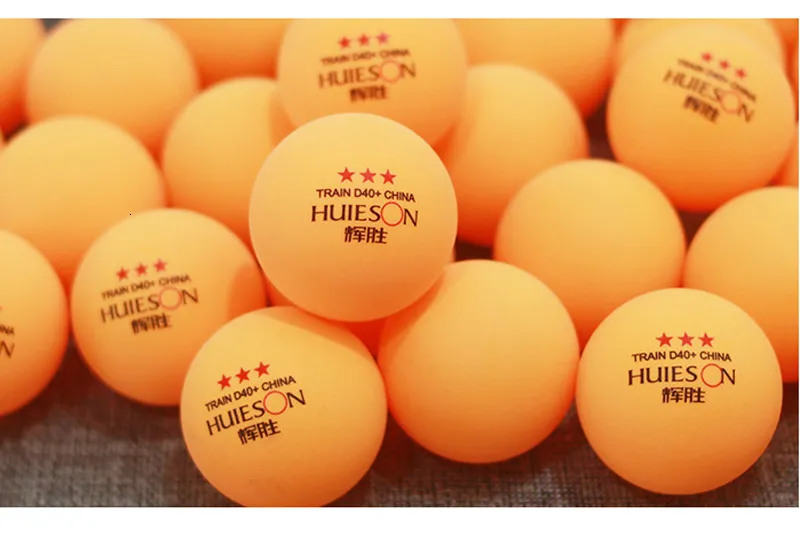 Huieson 100 Pcs 3-Star 40mm 2.8g Table Tennis Balls Ping Pong Balls for Match New Material ABS Plastic Table Training Balls (4)