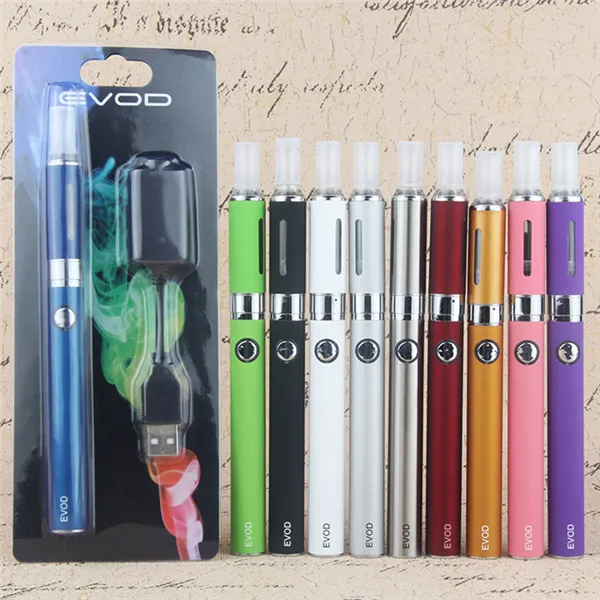 MOQ 1PCS EVOD MT3 물집 스타터 키트 전자 담배 키트 650 900 1100mAh 전자 담배 510 vape 펜 ecigs