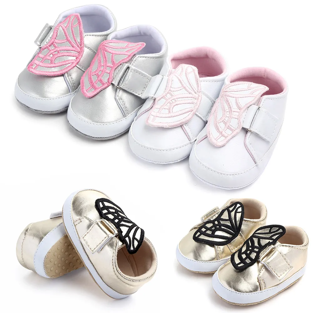 2019 New Arrival Moda Inverno de Pelúcia para Recém-nascidos Moccains Sapatos Primeiros Walkes para Meninos e Meninas Solas Duras Sapatos PU Sapatos Em Estoque